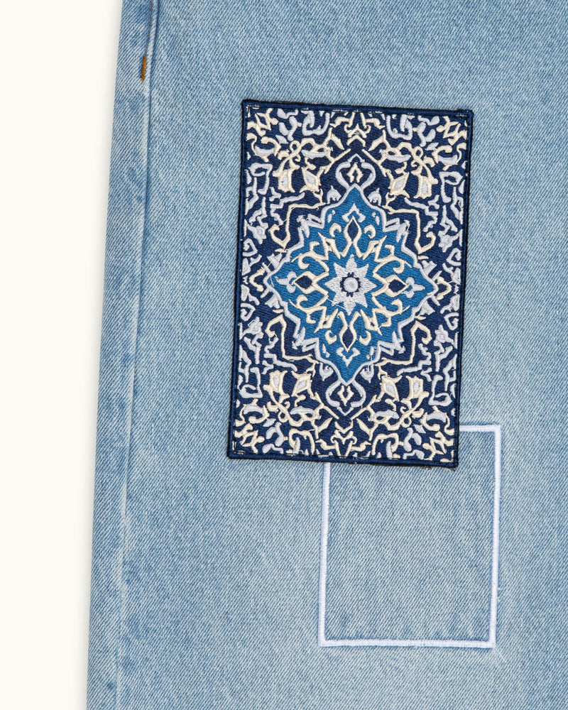 Rug Patchwork Denim